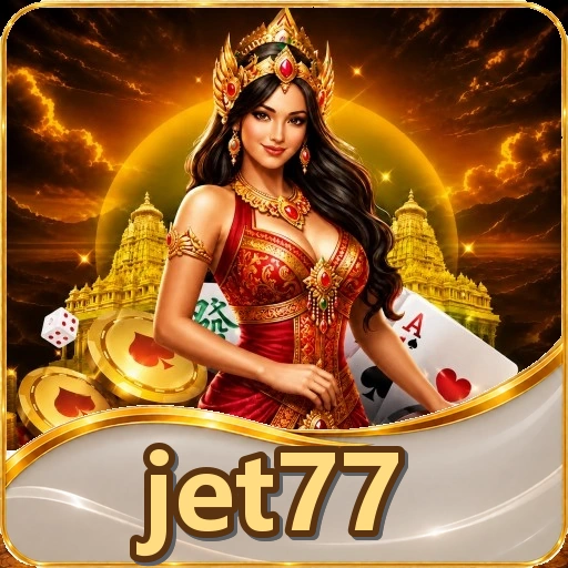 Pratinjau kotak paket APK jet77 Android sebelum diunduh.